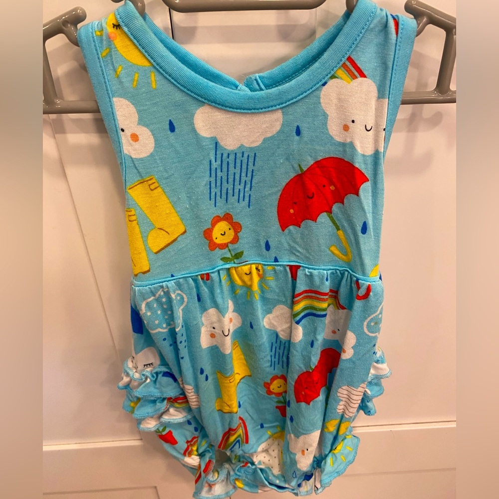 Little Sleepies Romper Size 3-6 months